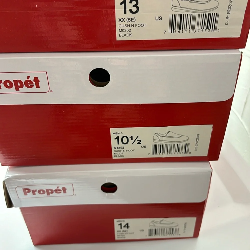 Propet Cush n foot black.  14xx 13 xx 10.5 x. NEW - Picture 3 of 8